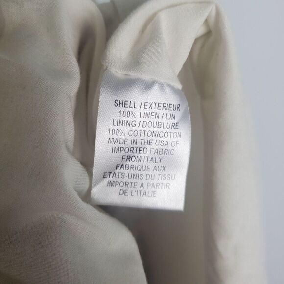 Milly 100% Linen Printed Maxi Skirt Size 8 - Picture 9 of 9